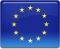 флаг Евросоюза, который обозначает курс евро в поле формы рядом