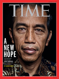 Президент Индонезии Джоко Видодо на обложке журнала Time