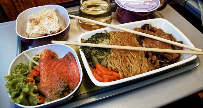 питание на борту тайских авиалиний отменное